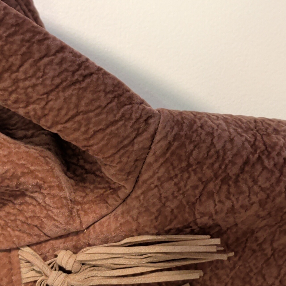 SADDLE RIDGE brown fringe western jacket - size medium - Picture 12 of 12